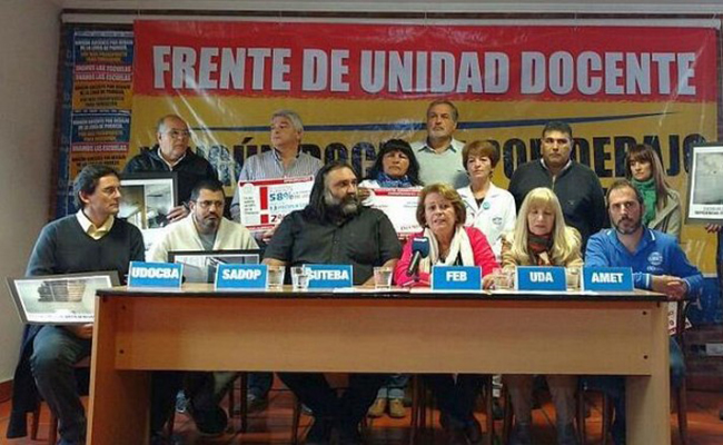 frente de unidad docentes